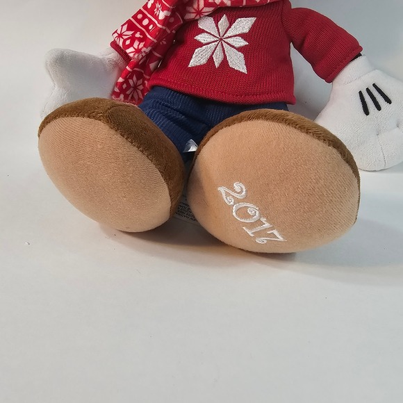 Disney Mickey Mouse Christmas Plush Lot of 3‎ Disney Store Collectiom - Picture 6 of 16